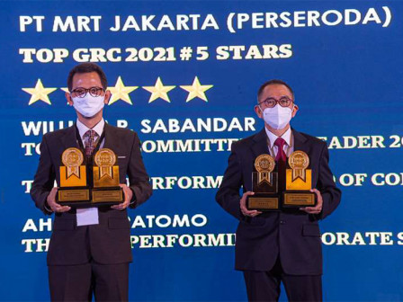 PT MRT Jakarta (Perseroda) Dapat Empat Penghargaan Di Top GRC Awards ...